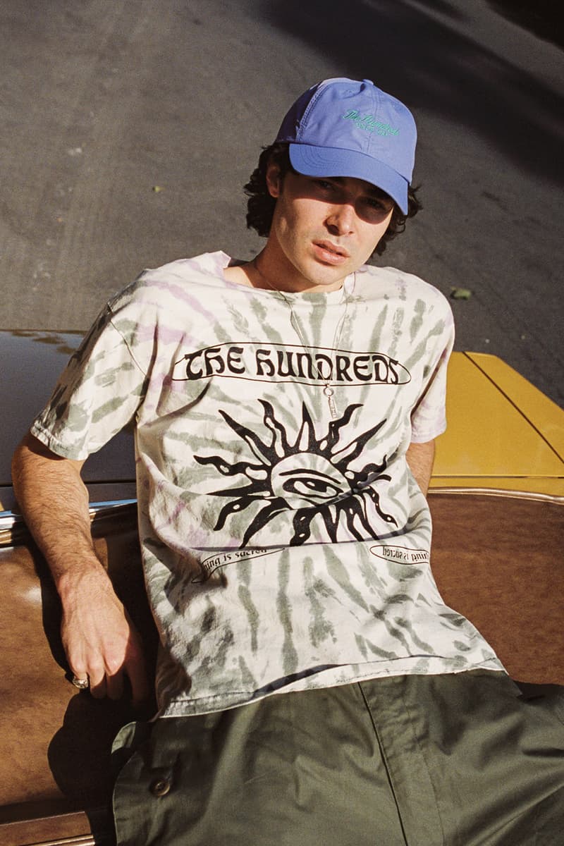 The Hundreds Drops Summer 2023 Collection graphic t-shirts early 2000s streetwear bold all over prints hawaiian shirts camo prints