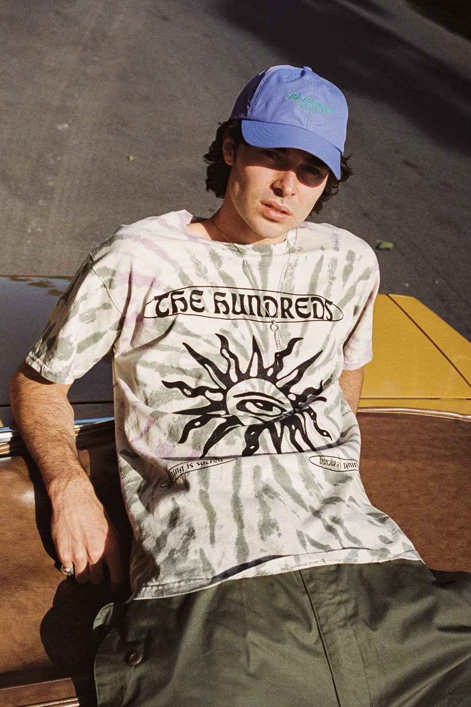 The Hundreds Drops Summer 2023 Collection graphic t-shirts early 2000s streetwear bold all over prints hawaiian shirts camo prints