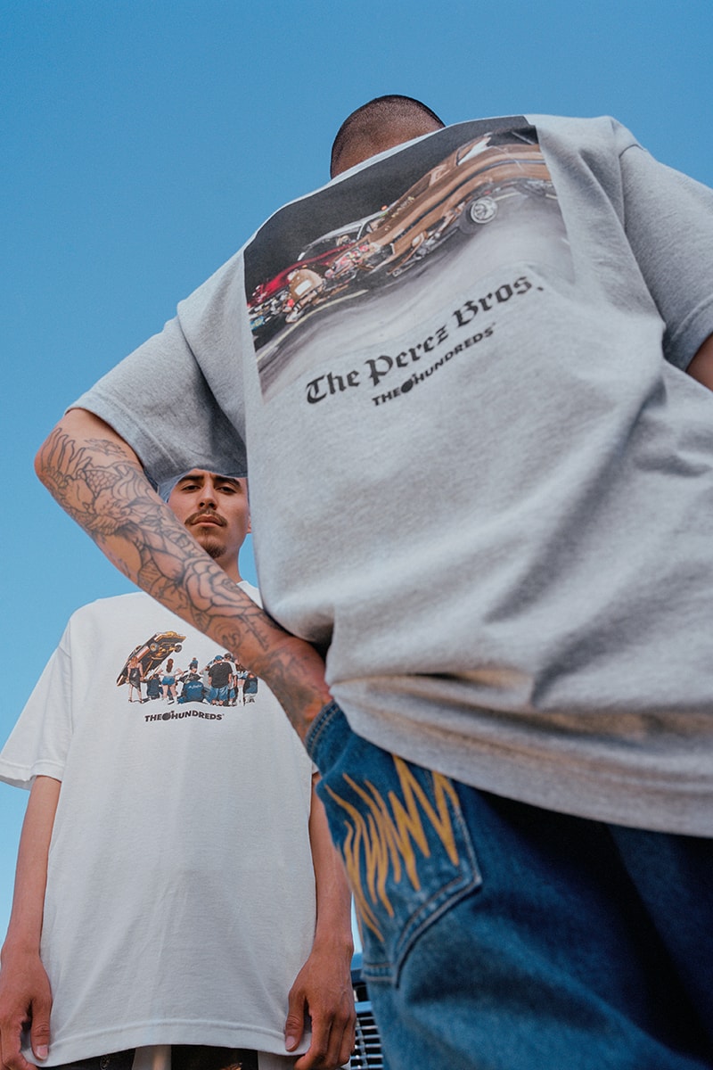 The Hundreds Drops Collaborative Capsule With The Perez Bros. bobby hundreds south la los angeles streetwear t-shirts sweaters pull overs 