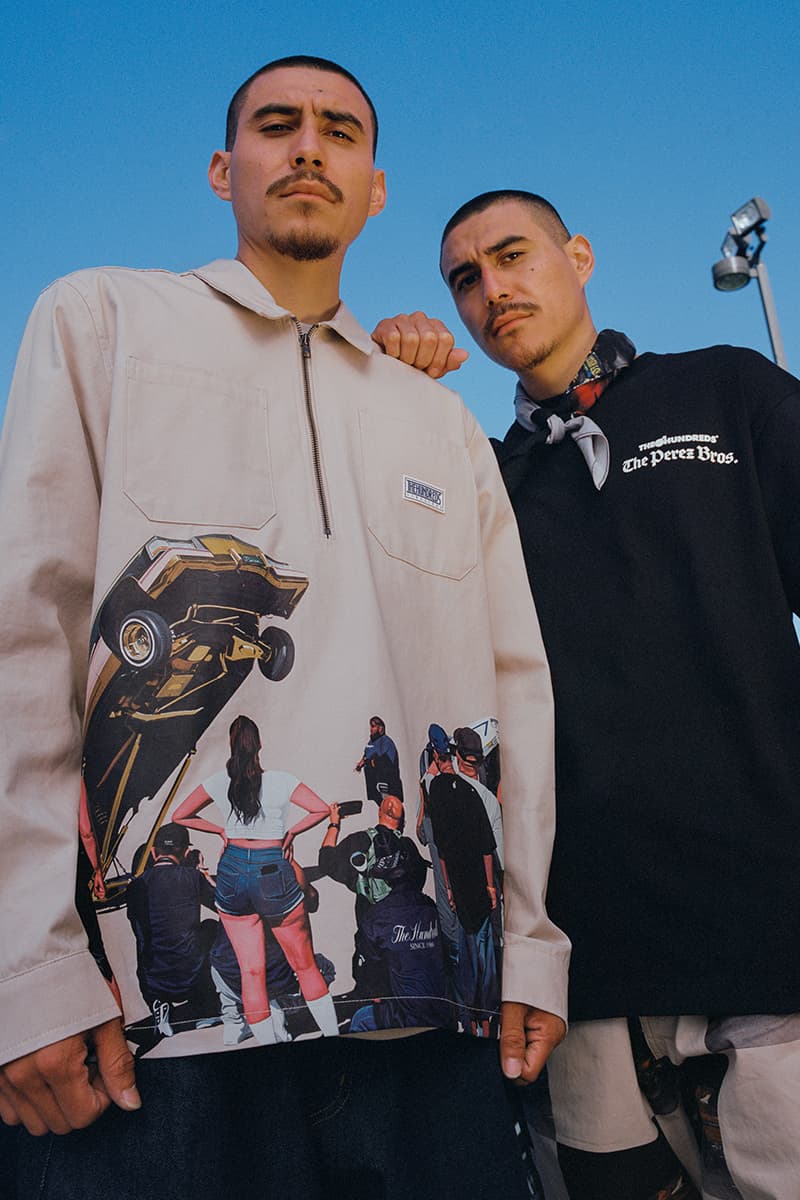 The Hundreds Drops Collaborative Capsule With The Perez Bros. bobby hundreds south la los angeles streetwear t-shirts sweaters pull overs 