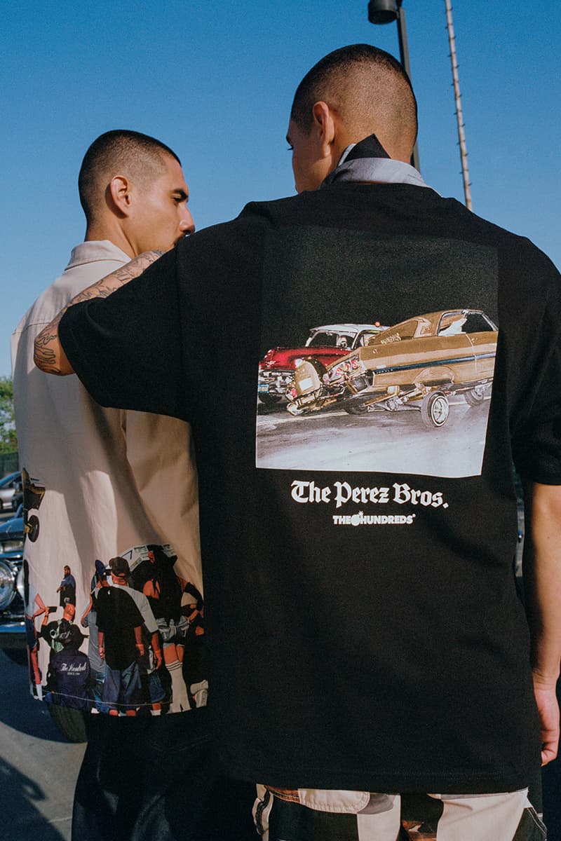 The Hundreds Drops Collaborative Capsule With The Perez Bros. bobby hundreds south la los angeles streetwear t-shirts sweaters pull overs 