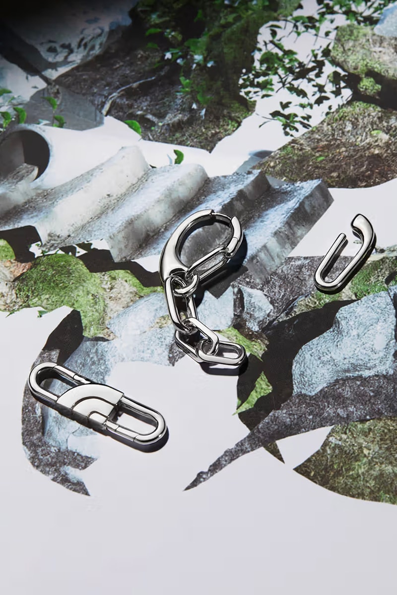 The North Face Launches First Ever Jewelry Collection collaboration maria black necklace bracelet earring carabiner clip release info date price