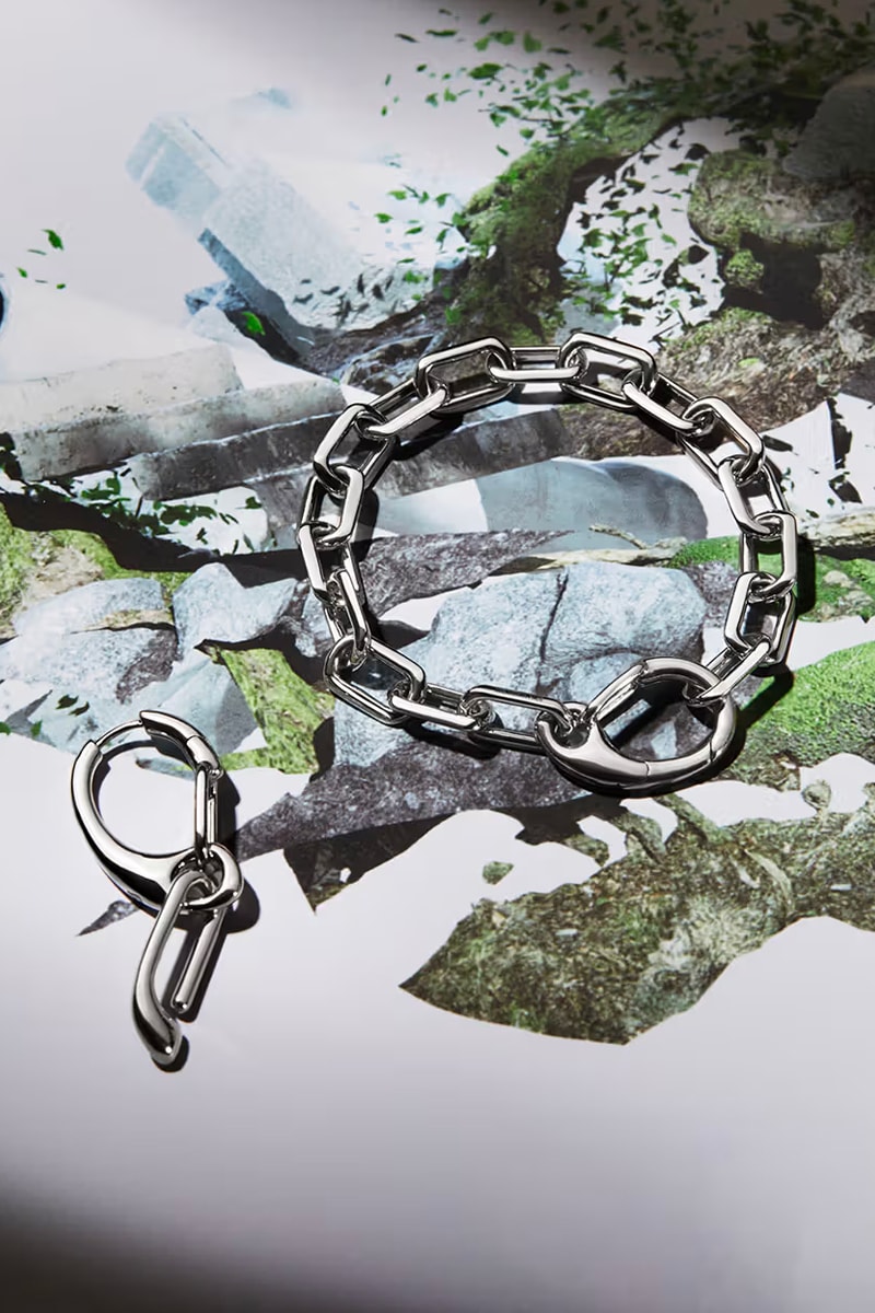 The North Face Launches First Ever Jewelry Collection collaboration maria black necklace bracelet earring carabiner clip release info date price