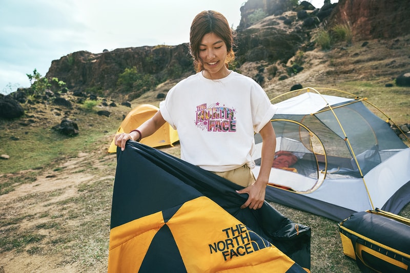 The North Face Launches Summer 2023 Collection spring/summer 2023 ss23 adventure hiker outdoor technical functional clothing windbreaker tent bucket hat camping gear