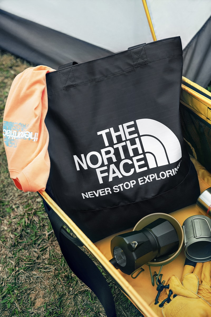 The North Face Launches Summer 2023 Collection spring/summer 2023 ss23 adventure hiker outdoor technical functional clothing windbreaker tent bucket hat camping gear