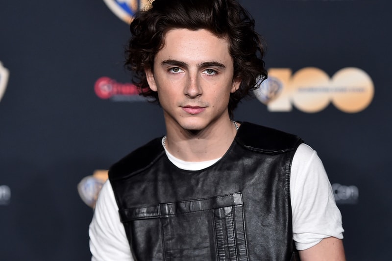 Timothée Chalamet Photos for Bleu de Chanel Fragrance