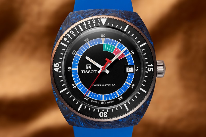 Tissot Sideral 41mm Watch Forged Carbon Stainless Steel Case Release Info