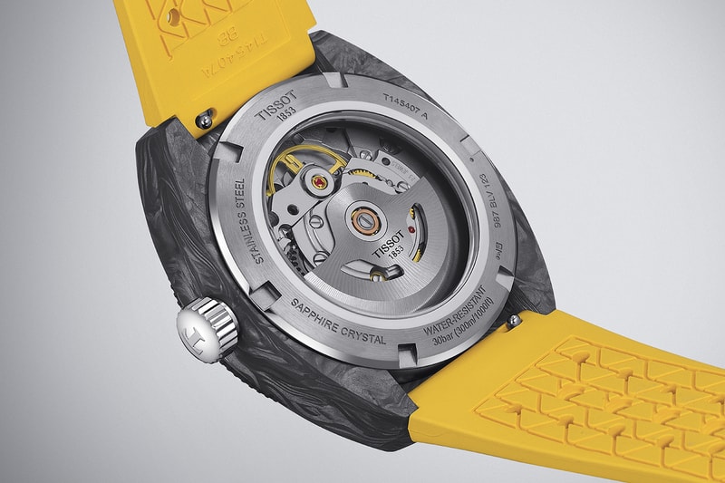 Tissot Sideral 41mm Watch Forged Carbon Stainless Steel Case Release Info