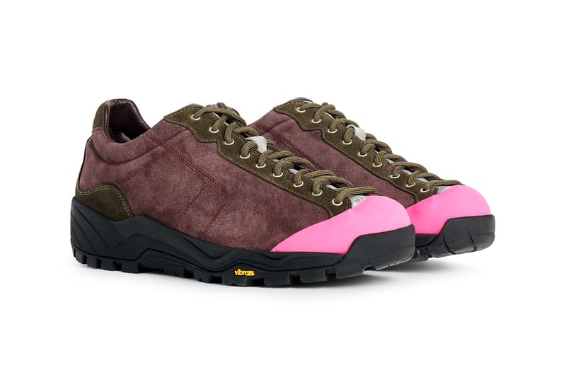 Très Bien everywear x Diemme Movida Suede Hiker Olive Bordeaux Collaboration Release Information Vibram Luxury Gorpcore Footwear 