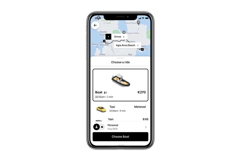 Uber's Privately-Chartered Boats Will Set Sail in Mykonos This Summer