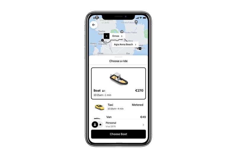 Uber's Private Chartered Boats To Set Sail in Mykonos This Summer