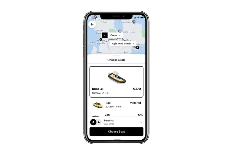 Uber's Private Chartered Boats To Set Sail in Mykonos This Summer