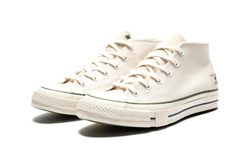 Undefeated Converse chuck 70 mid 1 parchment chive black natural ivory release info date price