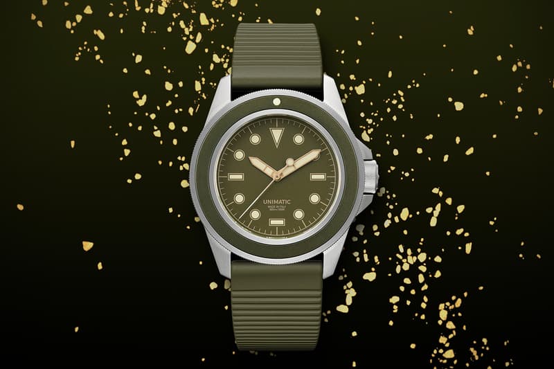 Unimatic Series 8 Modello Watch Olive Drab Release Info