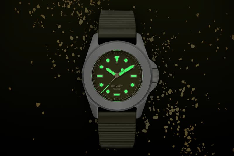 Unimatic Series 8 Modello Watch Olive Drab Release Info