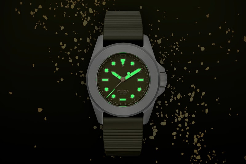 Unimatic Series 8 Modello Watch Olive Drab Release Info