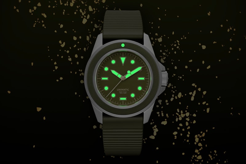 Unimatic Series 8 Modello Watch Olive Drab Release Info