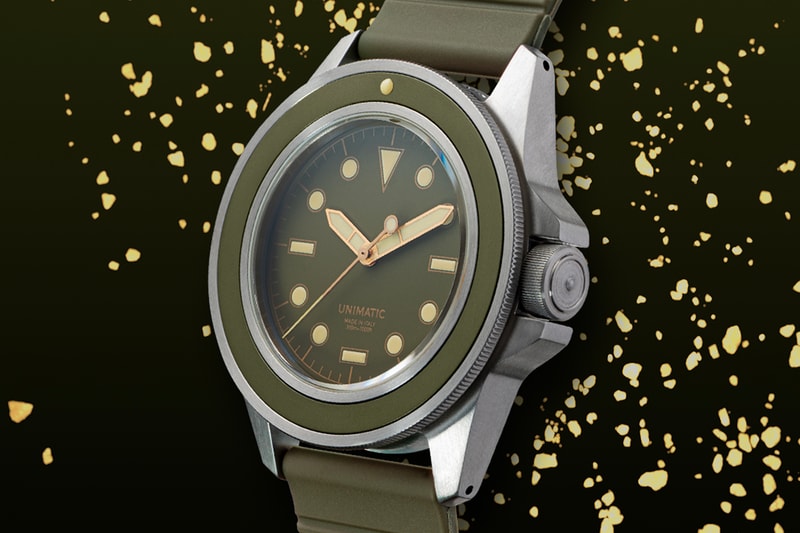 Unimatic Series 8 Modello Watch Olive Drab Release Info