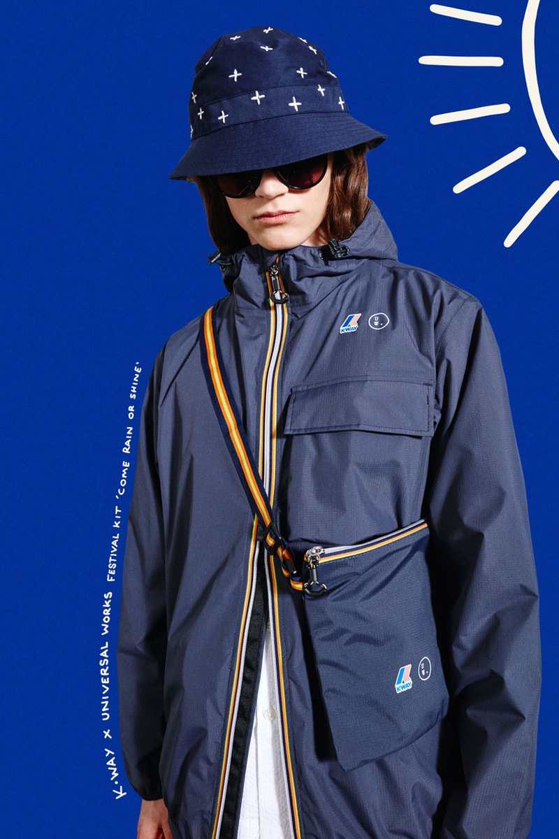 Universal Works K-Way Festival Kit Collection Collaboration UK Nottingham Jacket Windbreaker Fashion Streetwear Music Glastonbury