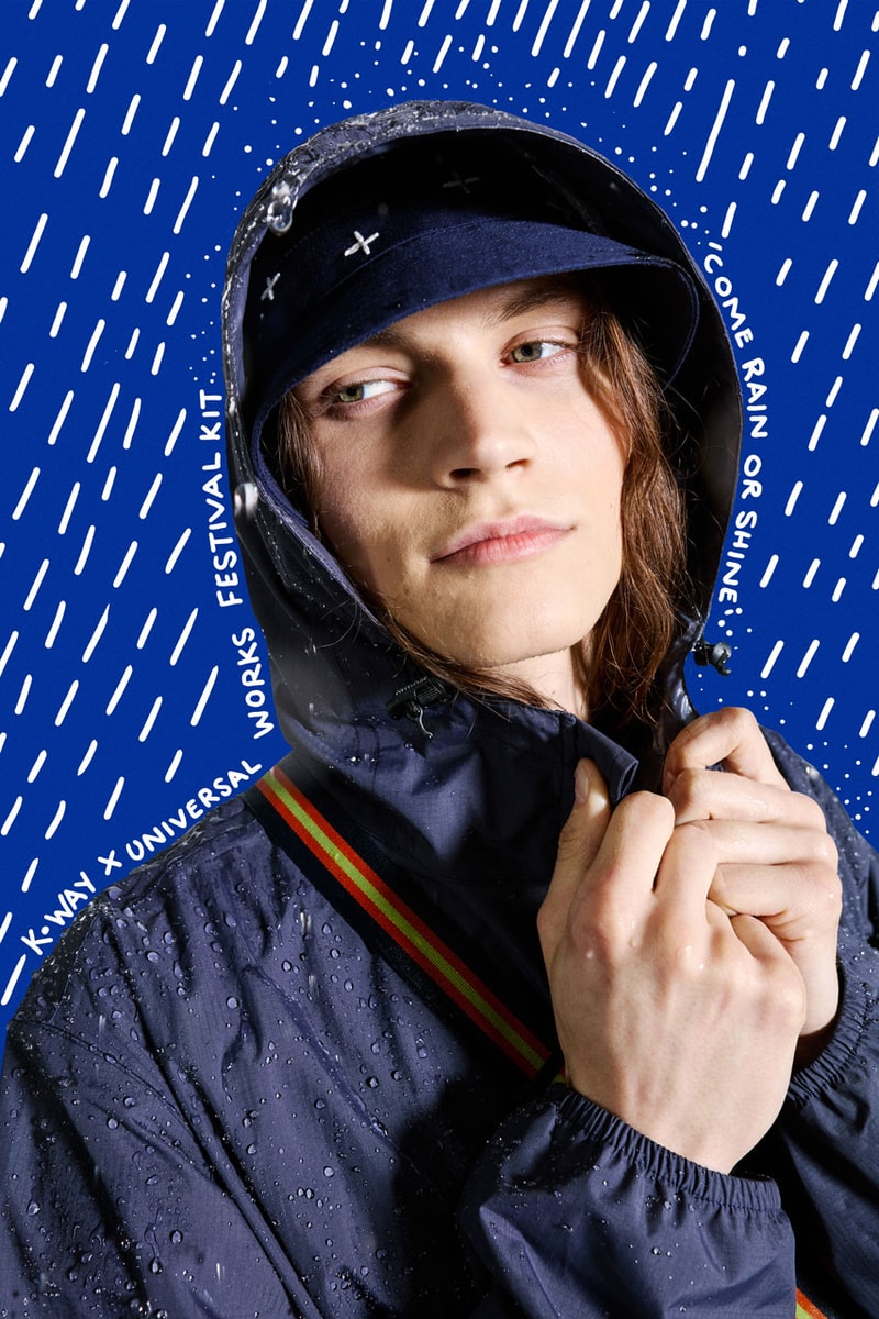 Universal Works K-Way Festival Kit Collection Collaboration UK Nottingham Jacket Windbreaker Fashion Streetwear Music Glastonbury