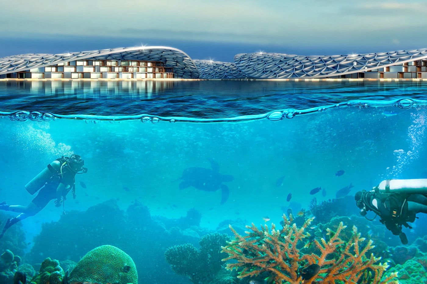 URB Unveils World's Largest Ocean Restoration Project in Dubai megaproject united arab emirates ecotourism info news