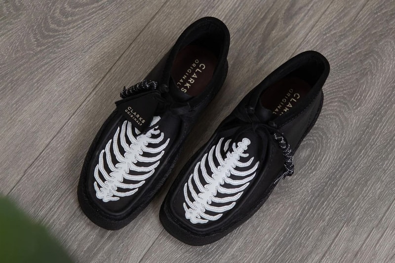 Vandy the Pink skeleton wallabee ribcage black blue white woven glow in the dark release info date price