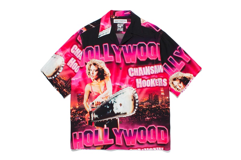 WACKO MARIA Releases Capsule Inspired By '80s Horror Film 'Hollywood Chainsaw Hookers' release info american black comedy slasher film fred olen ray gunnar hanse linnea quigley