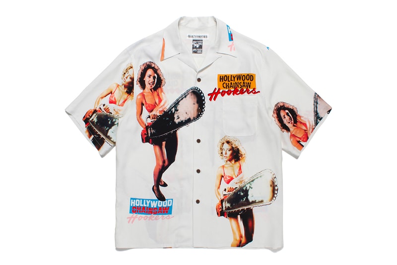 WACKO MARIA Releases Capsule Inspired By '80s Horror Film 'Hollywood Chainsaw Hookers' release info american black comedy slasher film fred olen ray gunnar hanse linnea quigley