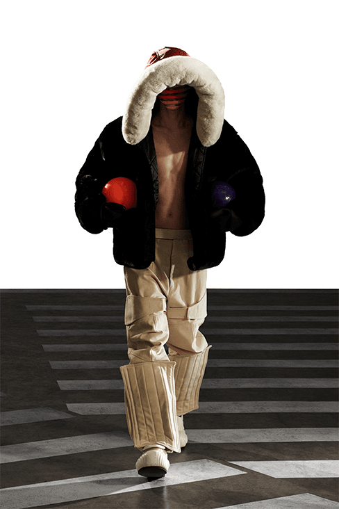 XANDER ZHOU Fall Winter 2023 fw23 Collection Interview Feature menswear womenswear ai artificial intelligence London fashion week uk china designer