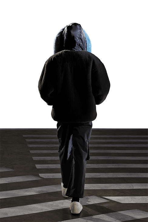 XANDER ZHOU Fall Winter 2023 fw23 Collection Interview Feature menswear womenswear ai artificial intelligence London fashion week uk china designer