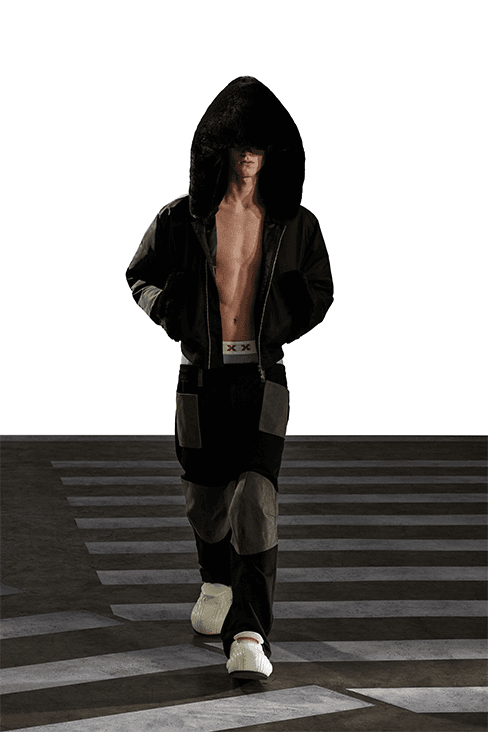 XANDER ZHOU Fall Winter 2023 fw23 Collection Interview Feature menswear womenswear ai artificial intelligence London fashion week uk china designer