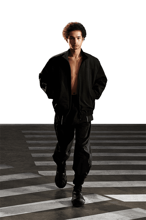 XANDER ZHOU Fall Winter 2023 fw23 Collection Interview Feature menswear womenswear ai artificial intelligence London fashion week uk china designer