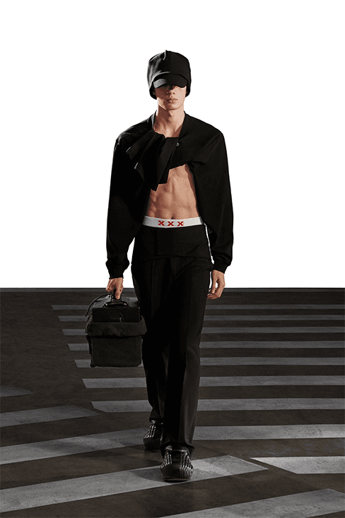 XANDER ZHOU Fall Winter 2023 fw23 Collection Interview Feature menswear womenswear ai artificial intelligence London fashion week uk china designer