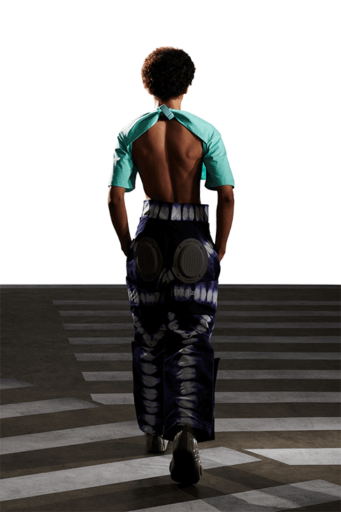 XANDER ZHOU Fall Winter 2023 fw23 Collection Interview Feature menswear womenswear ai artificial intelligence London fashion week uk china designer