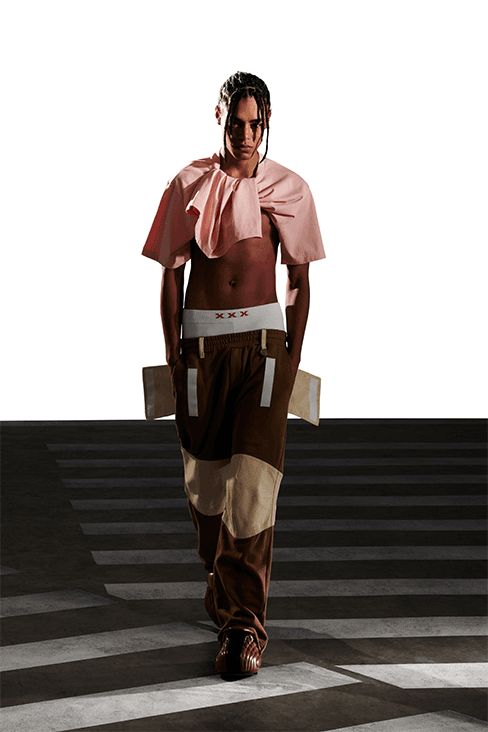 XANDER ZHOU Fall Winter 2023 fw23 Collection Interview Feature menswear womenswear ai artificial intelligence London fashion week uk china designer