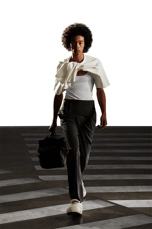 XANDER ZHOU Fall Winter 2023 fw23 Collection Interview Feature menswear womenswear ai artificial intelligence London fashion week uk china designer