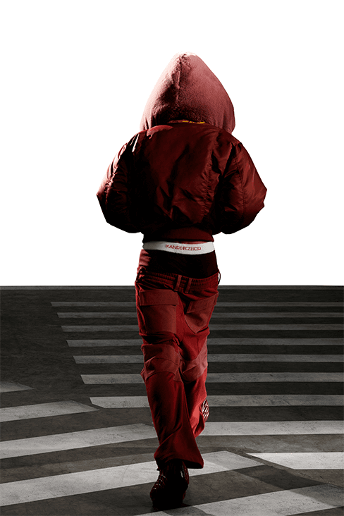 XANDER ZHOU Fall Winter 2023 fw23 Collection Interview Feature menswear womenswear ai artificial intelligence London fashion week uk china designer