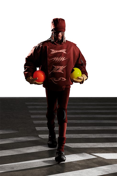 XANDER ZHOU Fall Winter 2023 fw23 Collection Interview Feature menswear womenswear ai artificial intelligence London fashion week uk china designer