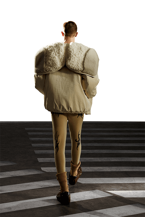 XANDER ZHOU Fall Winter 2023 fw23 Collection Interview Feature menswear womenswear ai artificial intelligence London fashion week uk china designer