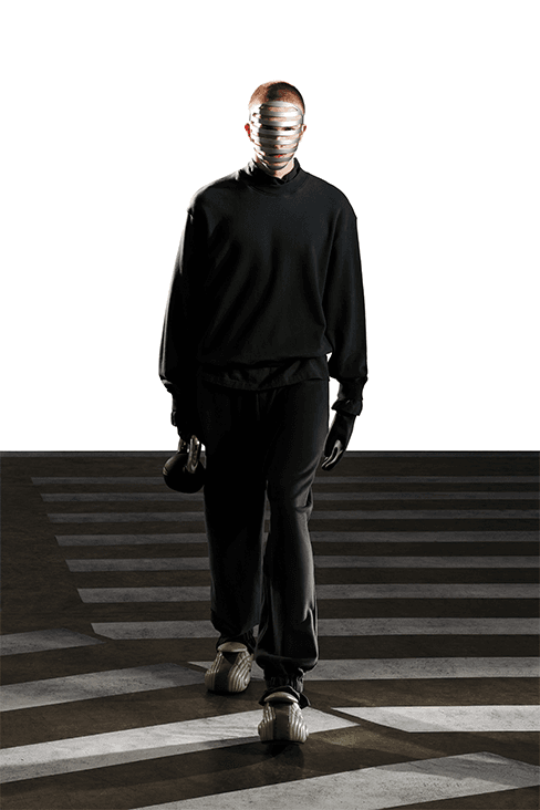 XANDER ZHOU Fall Winter 2023 fw23 Collection Interview Feature menswear womenswear ai artificial intelligence London fashion week uk china designer