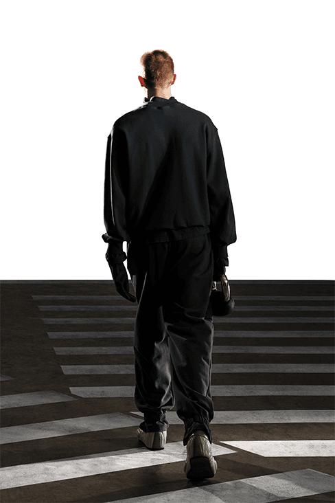 XANDER ZHOU Fall Winter 2023 fw23 Collection Interview Feature menswear womenswear ai artificial intelligence London fashion week uk china designer