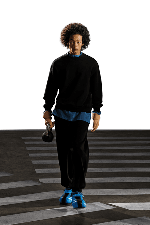 XANDER ZHOU Fall Winter 2023 fw23 Collection Interview Feature menswear womenswear ai artificial intelligence London fashion week uk china designer