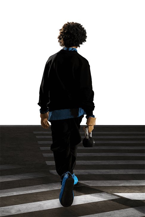 XANDER ZHOU Fall Winter 2023 fw23 Collection Interview Feature menswear womenswear ai artificial intelligence London fashion week uk china designer