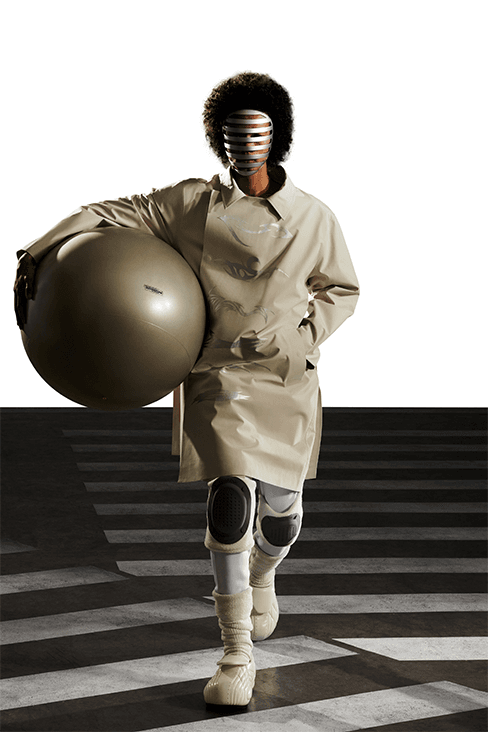 XANDER ZHOU Fall Winter 2023 fw23 Collection Interview Feature menswear womenswear ai artificial intelligence London fashion week uk china designer