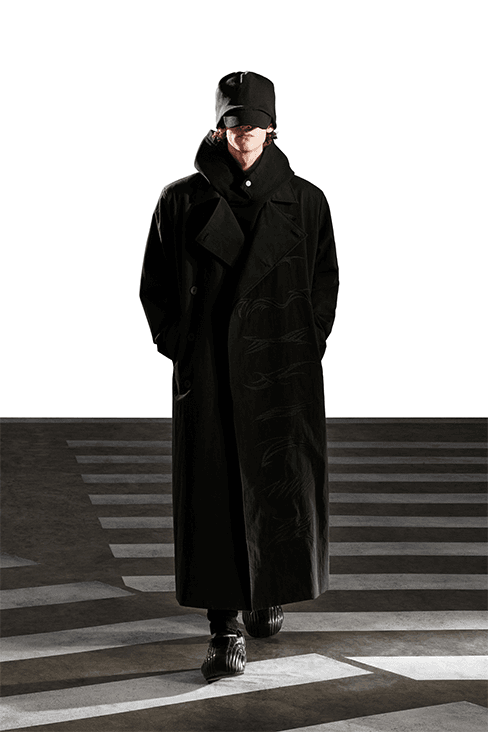 XANDER ZHOU Fall Winter 2023 fw23 Collection Interview Feature menswear womenswear ai artificial intelligence London fashion week uk china designer