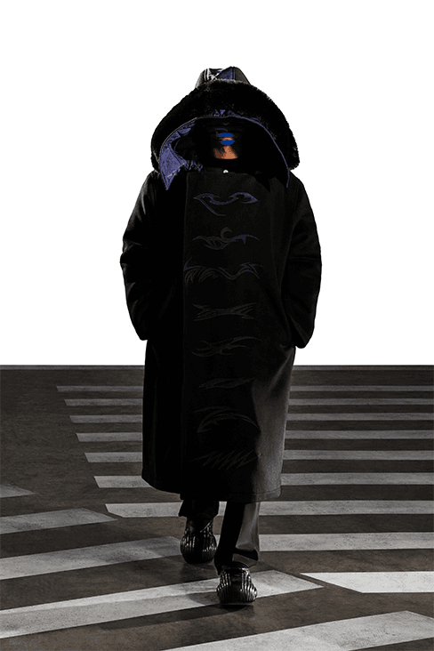 XANDER ZHOU Fall Winter 2023 fw23 Collection Interview Feature menswear womenswear ai artificial intelligence London fashion week uk china designer