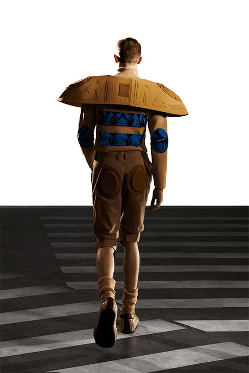 XANDER ZHOU Fall Winter 2023 fw23 Collection Interview Feature menswear womenswear ai artificial intelligence London fashion week uk china designer