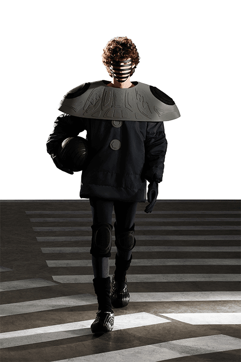 XANDER ZHOU Fall Winter 2023 fw23 Collection Interview Feature menswear womenswear ai artificial intelligence London fashion week uk china designer