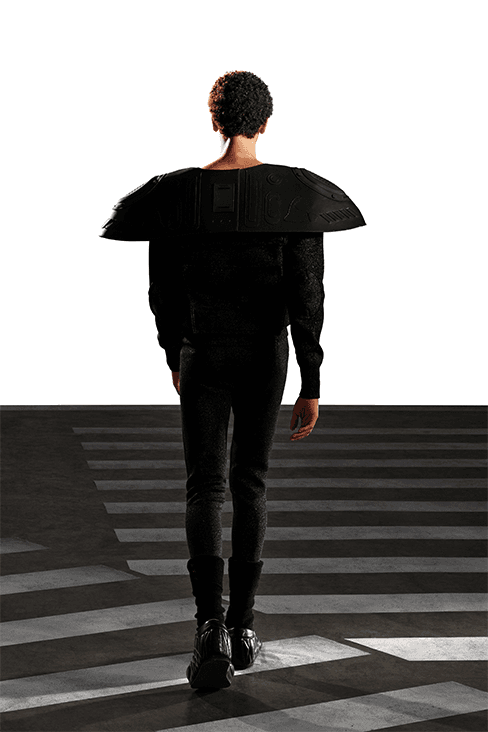 XANDER ZHOU Fall Winter 2023 fw23 Collection Interview Feature menswear womenswear ai artificial intelligence London fashion week uk china designer