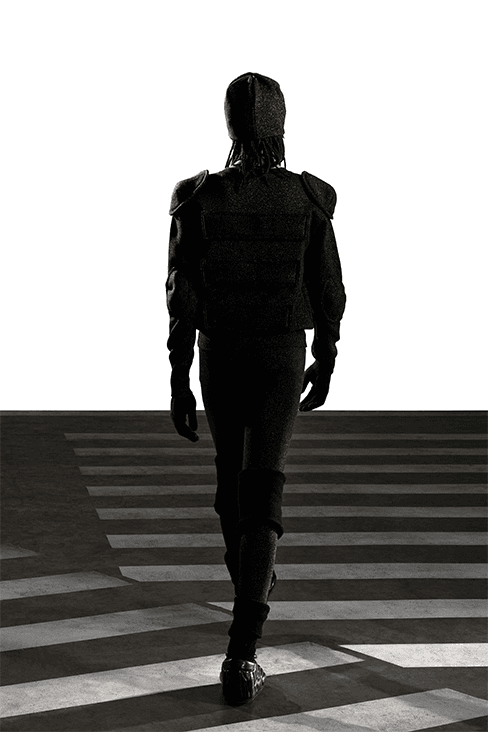 XANDER ZHOU Fall Winter 2023 fw23 Collection Interview Feature menswear womenswear ai artificial intelligence London fashion week uk china designer